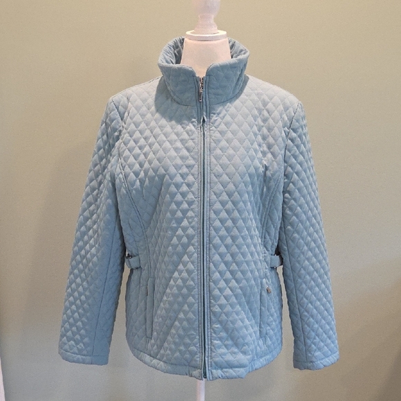 Worthington Women's Puffer Jacket in Soft Green Size XL - Picture 1 of 13